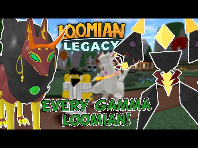 Loomian Legacy Selection Of Supremely Rare Gamma Loomians