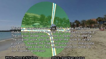 Diffraction shader