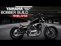 BOBBER BUILD / Full Project Time lapse / YAMAHA XV Virago 750