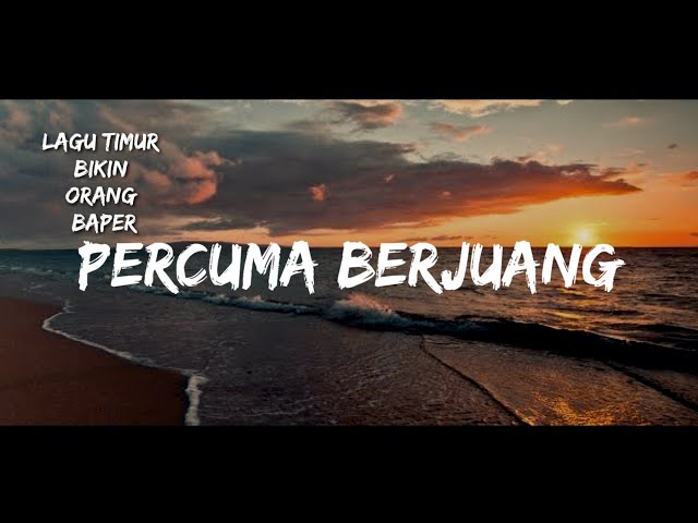 lagu timur bikin baper 2019 Percuma berjuang_x_Ander Boys_x_Amster Gank class=