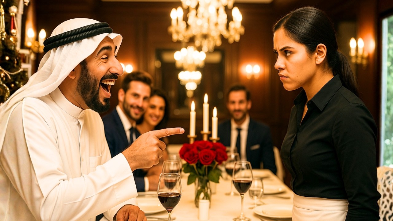 TE DOY MIL EUROS SI ME ATIENDES EN FRANCÉS. SE BURLÓ EL SHEIK MILLONARIO AL MESERA….