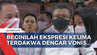Ekspresi Lima Terdakwa Kasus Pembunuhan Yosua saat Hakim Bacakan Vonis Jadi Sorotan Publik..!