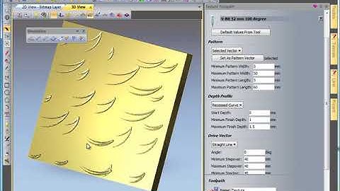 Advanced Texture Toolpath in Artcam
