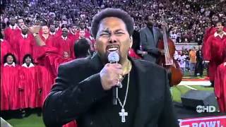 Aaron Neville, Aretha Franklin &amp; Dr. John National Anthem