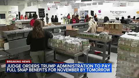 Federal judge orders Trump administration to fully fund SNAP benefits in November