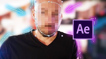 How To CENSOR Faces And MOTION TRACK Them | After Effects Tutorial