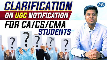 Clarification on UGC Net Exams For CA CS CMA Students