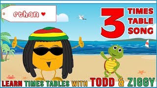 3 Times Table Song (Learning is Fun The Todd & Ziggy Way!) screenshot 3