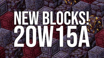 NEW Minecraft Nether Snapshot 20w15a: 20 NEW BLOCKS, New Basalt Delta Biome, Blackstone, and more!