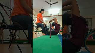 Advanced Back Bending Using Chair | Deep Backbend Practice | Shivananda Yoga Institute Thane