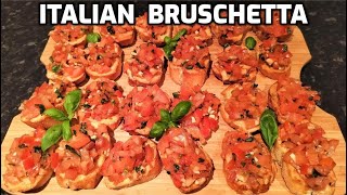 Quick & Easy Italian Bruschetta | Tasty Appetizer | Tomato Bruschetta Recipe |Homemade Food By Tania