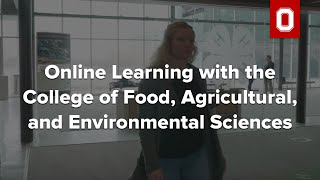 Online Learning with the College of Food, Agricultural, and Environmental Sciences