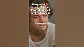 😭 Harry styles crying 😭 Liam Payne die funeral heartbreaking 💔 End