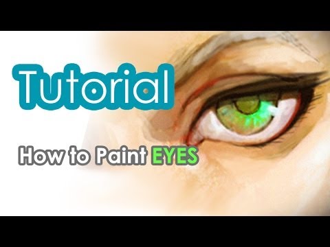 فيديو: كيف ترسم العيون في برنامج فوتوشوب
