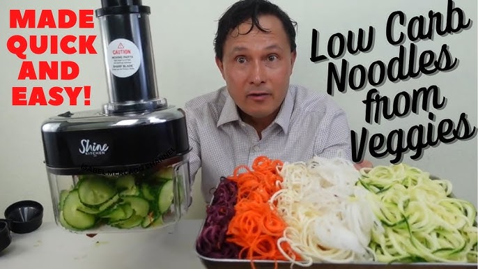 Veggetti Power Deluxe 6-in-1 Electric Spiralizer on QVC 