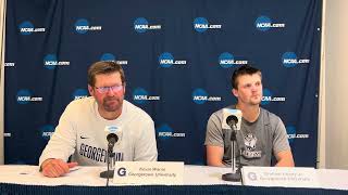 MLAX: Georgetown Postgame Press Conference vs. Notre Dame - NCAA Quarterfinals (5/18/24)