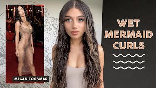 MEGAN FOX VMAS 2021 MERMAID HAIR TUTORIAL | Zoe Cavey