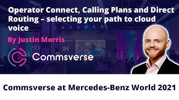 Operator Connect, Calling Plans and Direct Routing – selecting your path to cloud voice by Justin M.