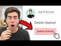 Deleting Adi Fishman's YouTube Channel PRANK..