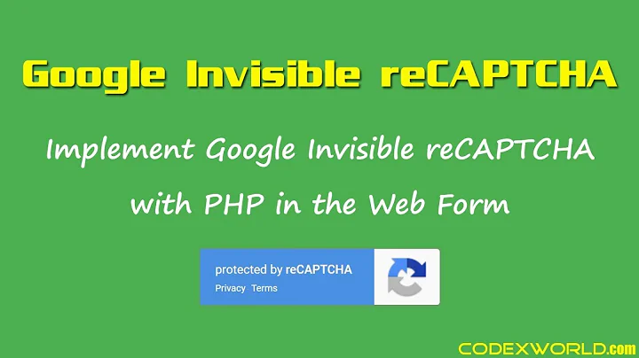 Google Invisible reCAPTCHA with PHP