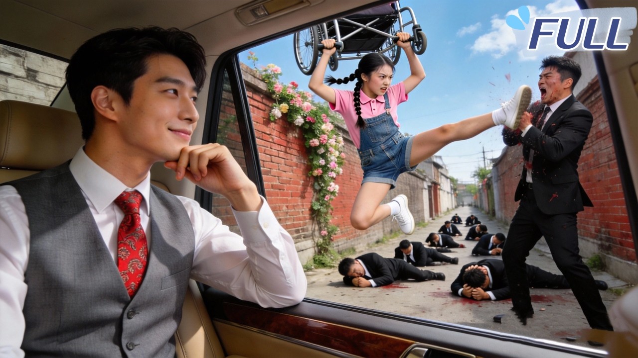 CEO hadn’t smiled in 20 years, until a village girl smashed a wheelchair at a thug—he fell in love!