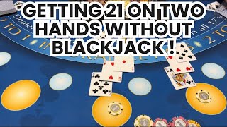 Blackjack | $400,000 Buy In | SUPER High Roller Session! Getting 21 On Two Hands Without Blackjack! screenshot 2