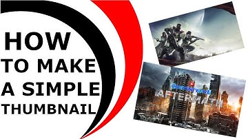 How to make a SIMPLE YOUTUBE THUMBNAIL using GIMP