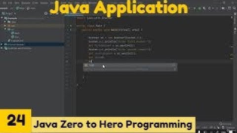 Java Application || Java 2021Complete Java Master Class Zero to Hero Programming || Udemy Course