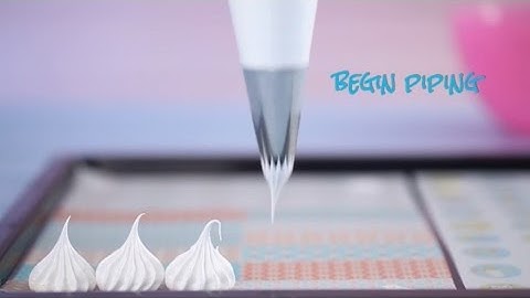 Sugar Stamps for Meringue Kisses - Pattern and Design Transfer Sheet for meringues