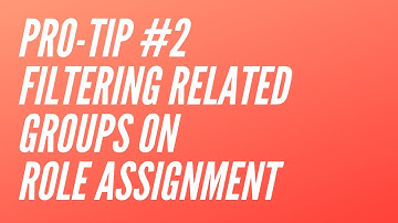 Esko WebCenter Pro-Tip #2 - Filtering Related Groups on Role Assignment