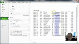 Printing in Excel (Best viewed in HD & full screen)