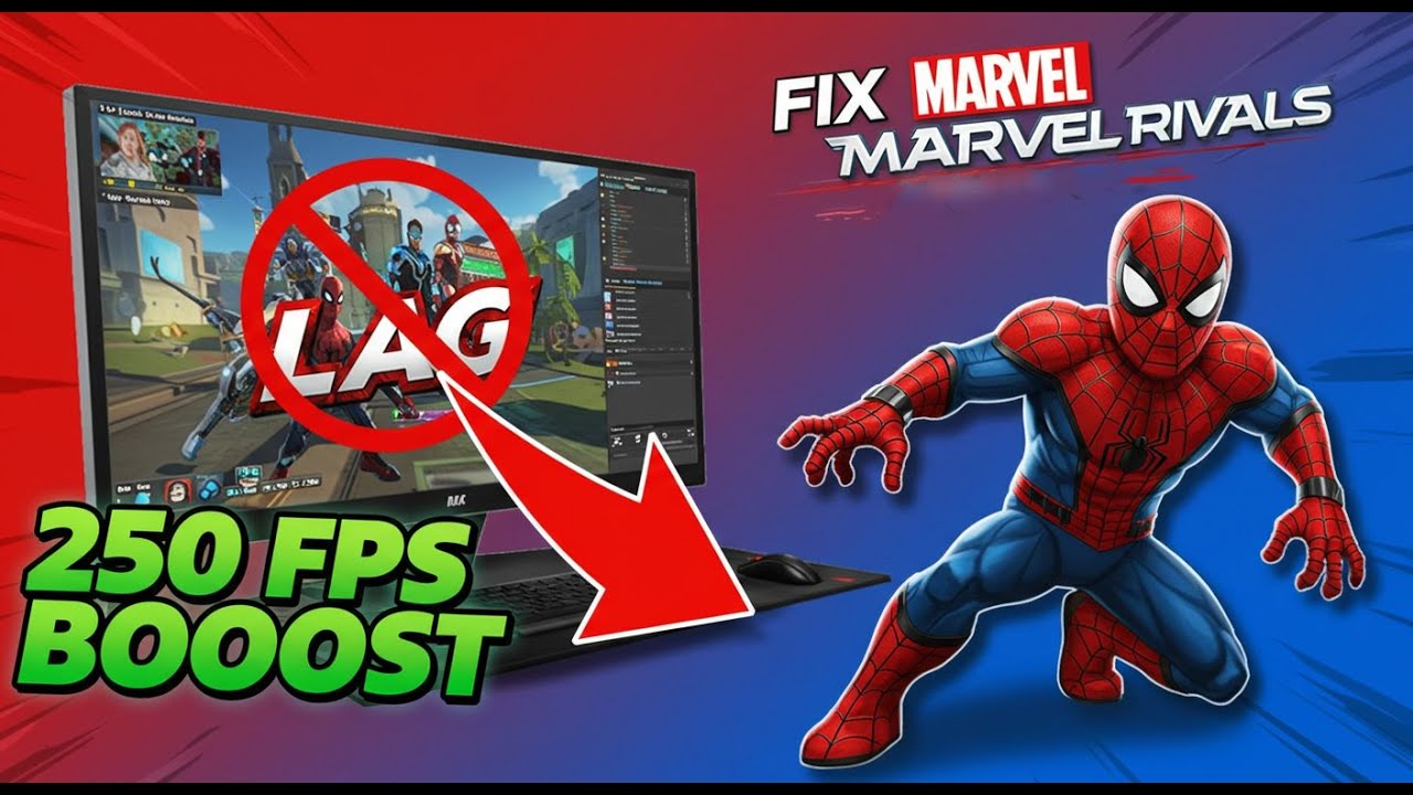 Marvel Rivals Damage Boost 💥Fix FPS Drops & BOOST Performance in Marvel Rivals! Best Settings ...