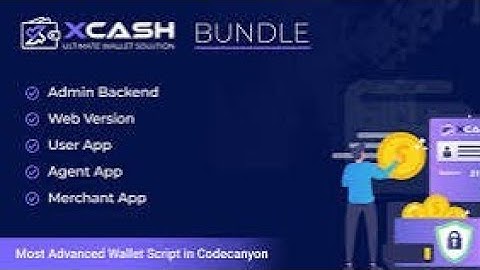 XCash The Ultimate Digital Wallet Website Source Code ll XCash digital wallet script Free Download