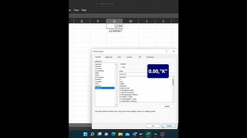 How to change number format to Thousand and Million in Microsoft Excel #excel #msoffice