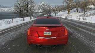 Forza Horizon 4 - 2016 CADILLAC ATS-V - Test Drive in snow - 1080p60FPS screenshot 3