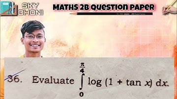 36) Evaluate integrate log(1+tan x) dx from 0 to pi/4 || DEFINITE INTEGRATION || 2022 REGULAR QP