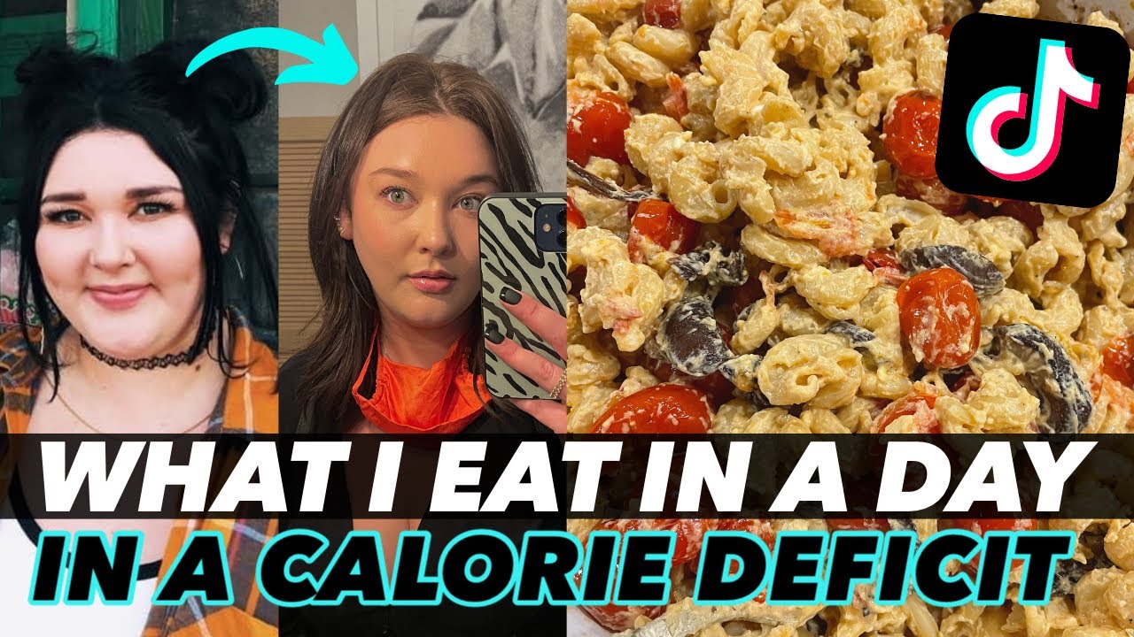 WHAT I EAT IN A DAY IN A CALORIE DEFICIT TO LOSE WEIGHT + TIKTOK FETA PASTA RECIPE! ( vlog style)