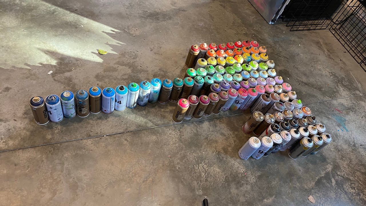 Montana Gold Spray Paint Unboxing! - YouTube