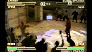 Def Jam Fight For NY- David Banner vs Bubba Sparxx vs Xzibit vs Fam Lay