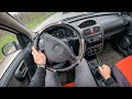 2003 Opel Corsa C (1.0 60 HP) | POV Test Drive #773 Joe Black