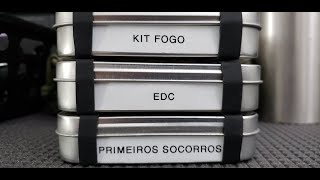 KITS ALTOIDS (EDC, Primeiros socorros e fogo).