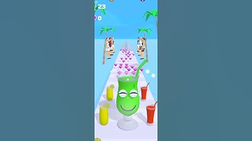 Juice Run Game #short video All Level Gameplay Android Walkthrough iOS More Gaming