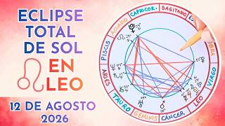 Ya no tendrás que demostrar algo que no eres: Eclipse de ☀️Sol en Leo♌️ del 12 de agosto 2026.