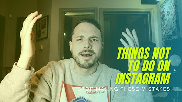 THINGS NOT TO DO ON INSTAGRAM FOR ARTISTS AND PRODUCERS 2021