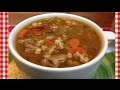 SLOW COOKER BEEF BARLEY SOUP!!  DUMP AND GO CROCK POT MEAL IDEA!!