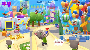 Talking Tom Blast Park Part4 Gameplay Android | Game Dede