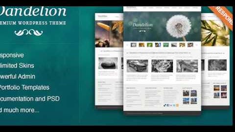 Dandelion powerful elegant wordpress theme free download
