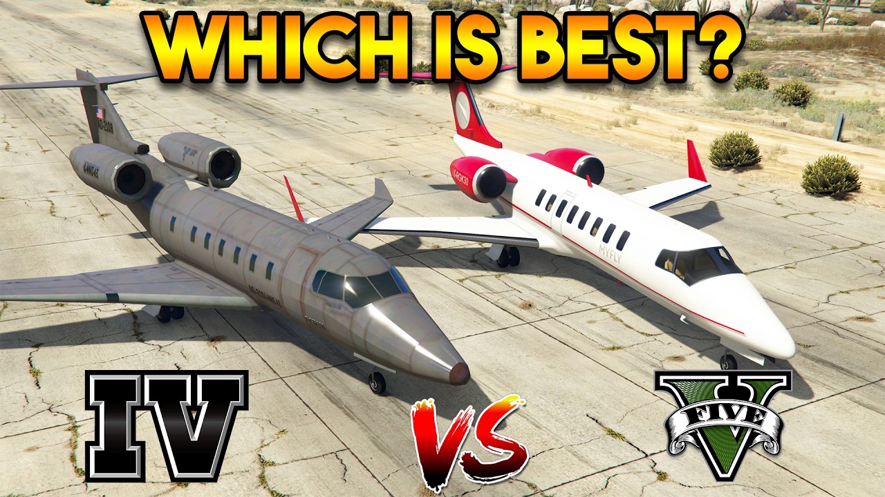 GTA 4 PLANE VS GTA 5 PLANE : WHICH IS BEST?