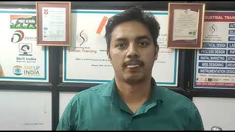 PLC SCADA Course in Noida with Placement for Engineer (EE/ECE) | Yashawant Trained Placed by SOFCON