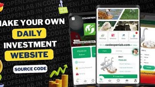 *Make your own Powerbank Daily Investment Website || Full Setup video with Source Code*